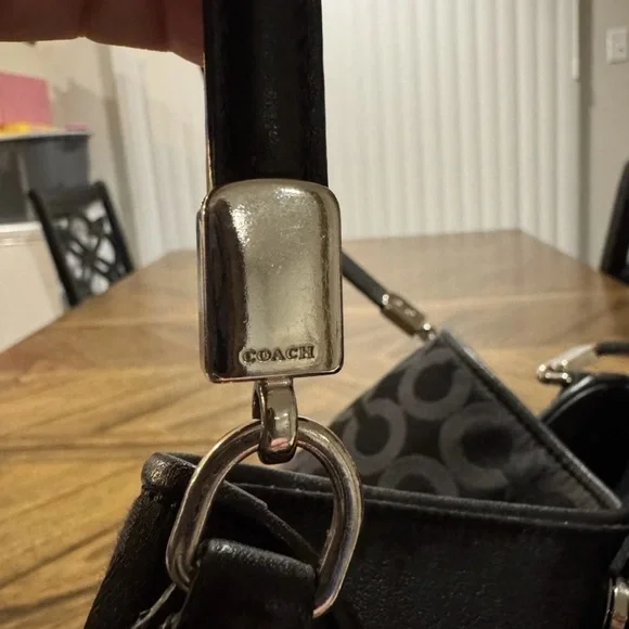 Coach Black Madison Phoebe e1376-26448 Purse. - Picture 8 of 9